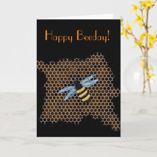 Cartão Honey Bee Birthday 