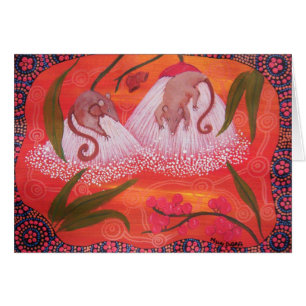 Cartão Honey Possum