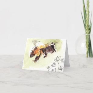 Cartão Honeybee Greeting Card