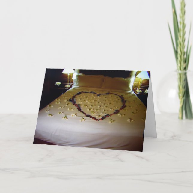 CARTÃO HONEYMOON FELIZ DE CASAMENTO (Frente)