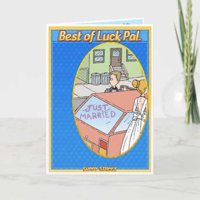 Cartão Honeymooner dos parabéns! (Frente)