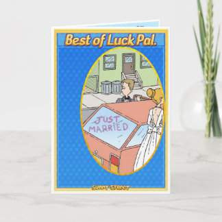 Cartão Honeymooner dos parabéns!