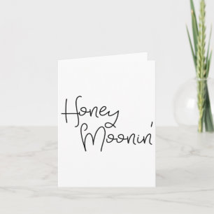 Cartão Honeymooning Honeymoon Honeymoonin Casais Brid