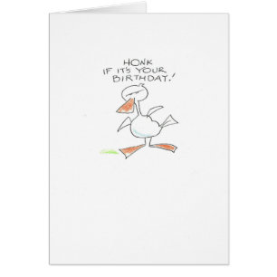 Cartão Honk do pato