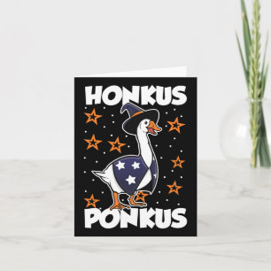 Cartão Honkus Ponkus Dia de as Bruxas engraçado Witch Cut