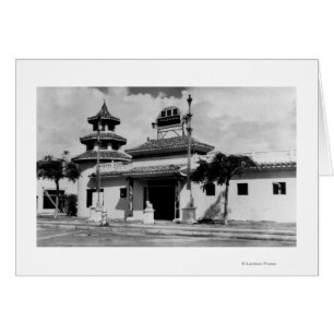 Cartão Honolulu, Havaí - Vista de Lau Yee Chai