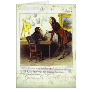 Cartão Honore Daumier: Sr. Daumier