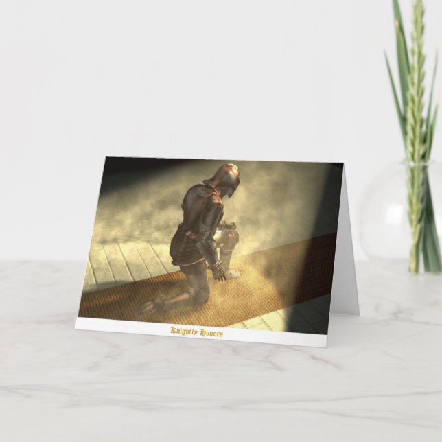 Cartão Honras da Noite (Frente)