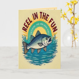 Cartão Hooked on Birthday Fun