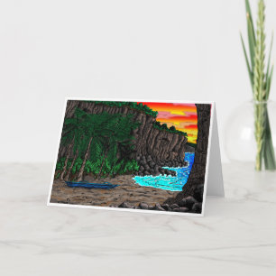 Cartão Ho'okena Greeting Card