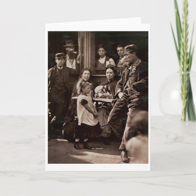 Cartão Hookey Alf de Whitechapel, 'da vida de rua em Lo (Frente)