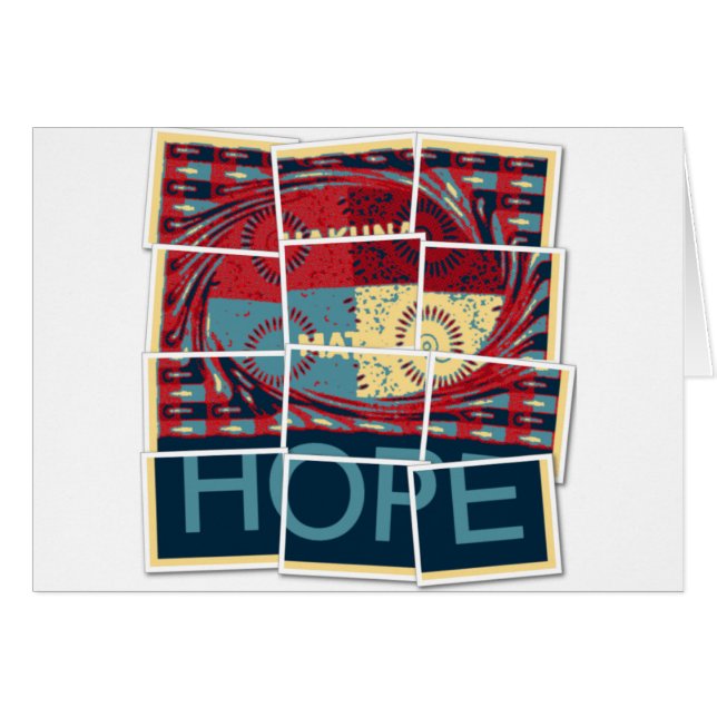 Cartão Hope Hakuna Matata (Frente Horizontal)