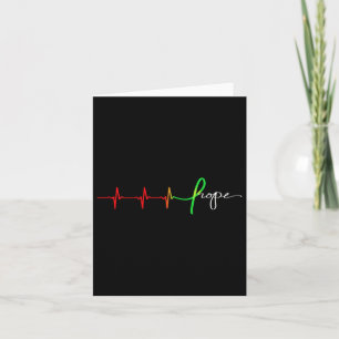 Cartão Hope Heartbeat Rhythm - Mental Health Awarness Gr