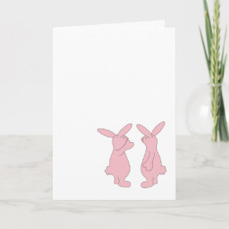 Cartão Hoppy Birthday Rabbits