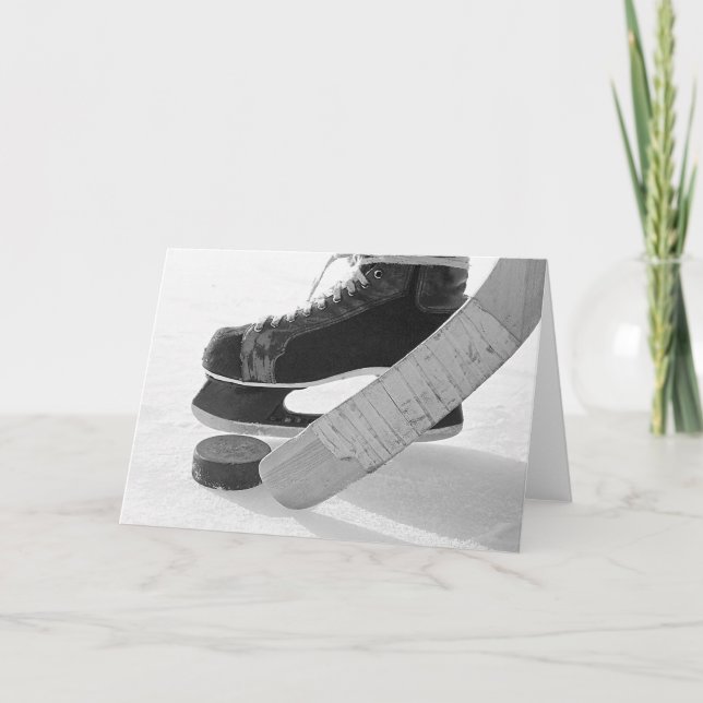 Cartão Hóquei no gelo (Frente)