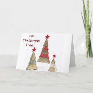 CARTÃO HORA DE CANTAR UM CAROL OU DOIS... NATAL DE MERCAD