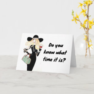 CARTÃO HORA DE "CELEBRAR SEU ANIVERSÁRIO"