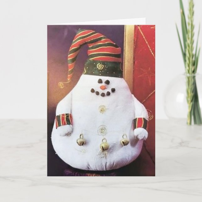 CARTÃO HORA DE DIZER "NATAL MERRY / FELIZ ANO NOVO" (Frente)