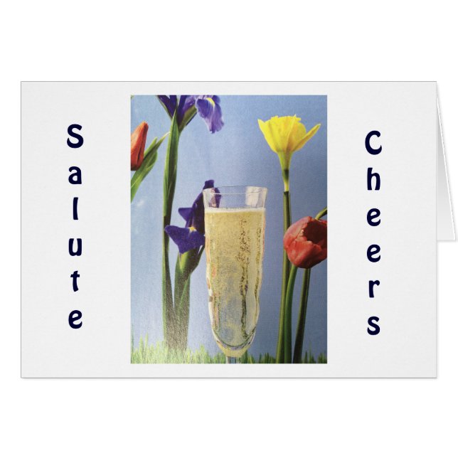 CARTÃO HORA DE DIZER "PARABÉNS PARA VOCÊ" PARA QUALQUER E (Frente Horizontal)