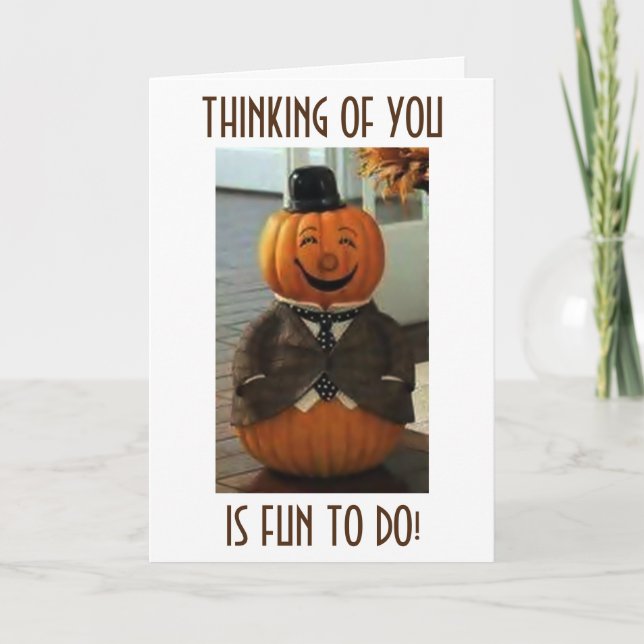 CARTÃO HORA DE SER "GRATO" E EU PENSEI EM "VOCÊ" (Frente)