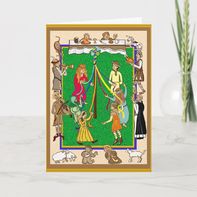 Cartão Hora de uma celebração (Frente)