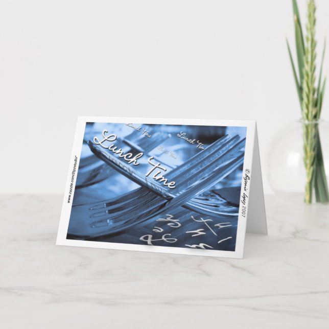 Cartão Hora do almoço (Frente)