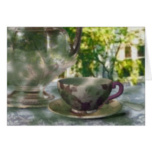 Cartão Hora do chá