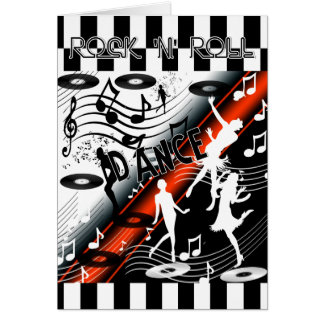 Cartão Hora do Festa de Retrocesso de Rolagem do Card Roc