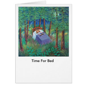 CARTÃO HORA PARA A CAMA