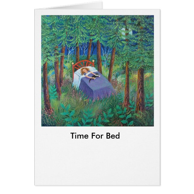 CARTÃO HORA PARA A CAMA (Frente)