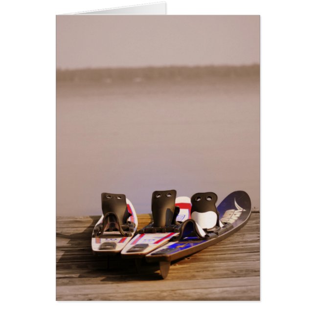 Cartão hora perfeita para esquiar! (Frente)