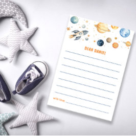 Cartão Horário do Espaço Curto Planetas de Placas Cápsula