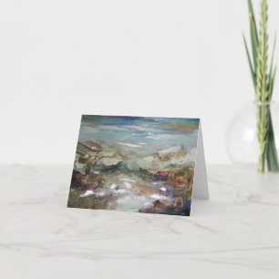 Cartão Horizonte azul Notecard