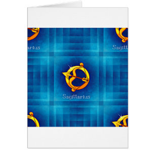 Cartão horóscopo sagitário