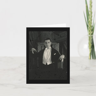 Cartão Horror Movie Monster Halloween Count Dracula Vampi
