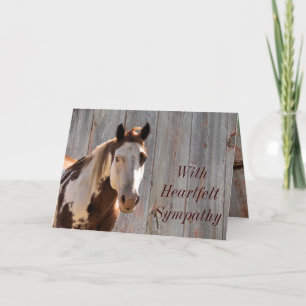 Cartão Horse & barndoor card-customize any occasion