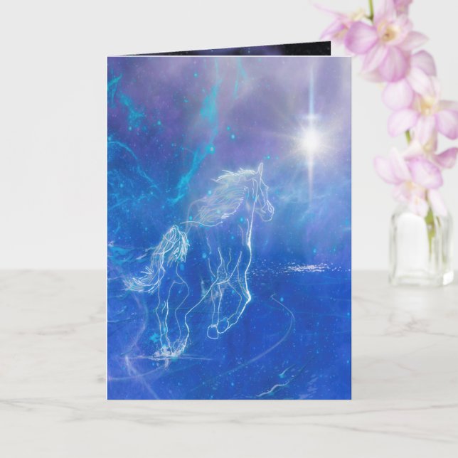 CARTÃO HORSE DREAM "VINDO PARA CASA" (Orquídea)