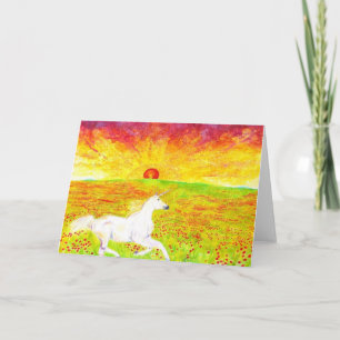 Cartão horsesunset