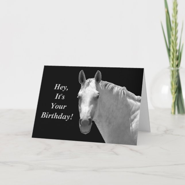 Cartão Horsey Birthday Card (Frente)