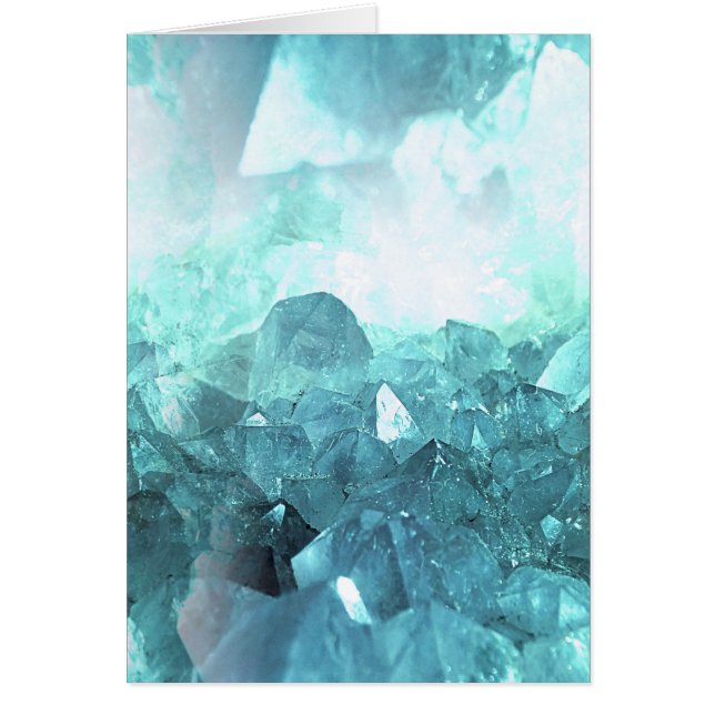 Cartão Hortelã de cristal (Frente)