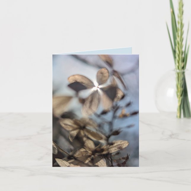 Cartão Hortênsia Abstrata (Frente)