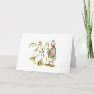 Cartão Hos & Ertae Franks Casket Greeting Card