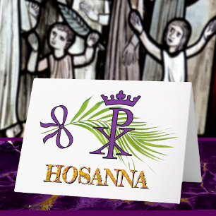 Cartão HOSANNA Palm Sunday