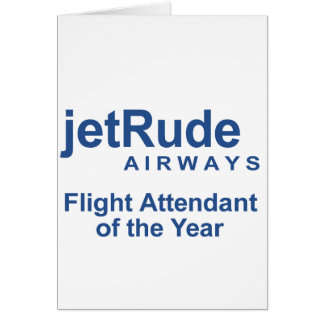 Cartão Hospedeiros de bordo do ano