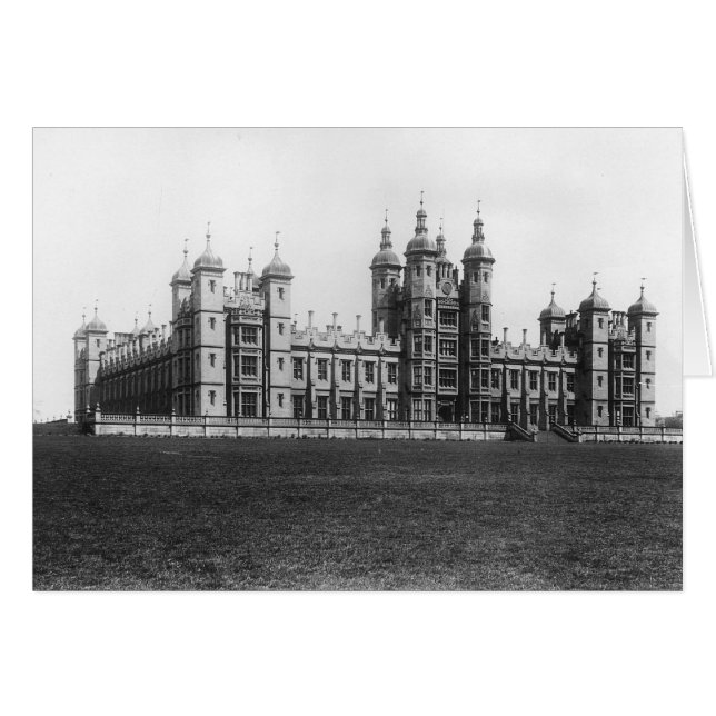 Cartão Hospital Donaldson, construiu 1833-51 (Frente Horizontal)