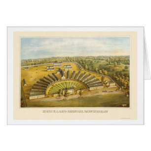 Cartão Hospital dos aldeões em Baltimore. DM 1864