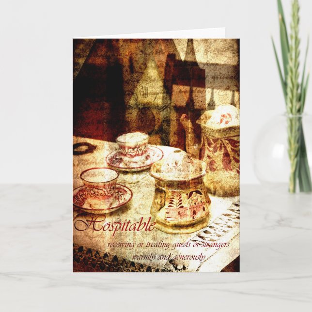 Cartão hospitaleiro (Frente)