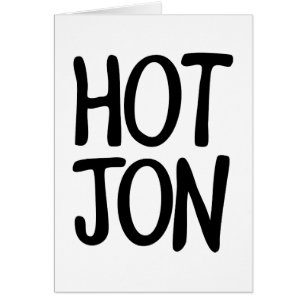 CARTÃO HOT JON