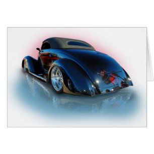 Cartão Hot Rod elegante