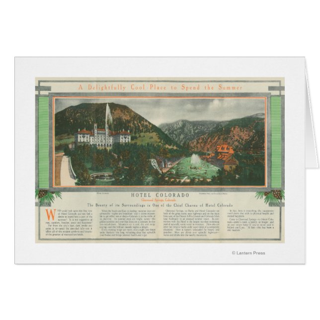 Cartão Hotel Colorado Brochure (Frente Horizontal)